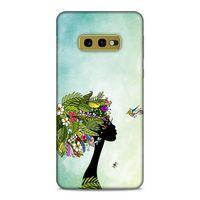 Lopard Samsung Galaxy S10e Uyumlu Kılıf Sürreal Yüzler ♀ (37) Silicone Cover Baskılı