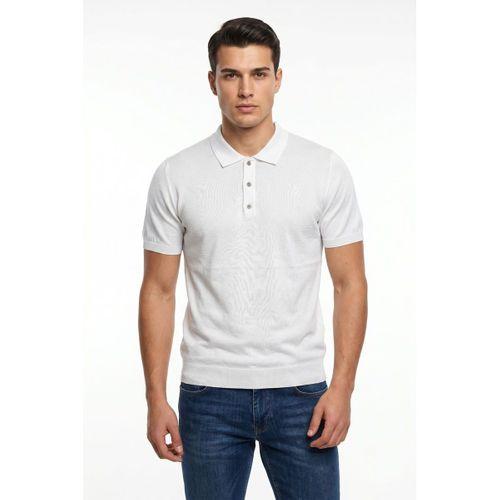Erkek Polo Yaka Kısa Kollu Triko Tişört Regular Kalıp BGL-ST05560