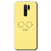 Xiaomi Redmi 9 Kılıf HD Desen Baskılı Arka Kapak+Temperli Cam - Be Honest