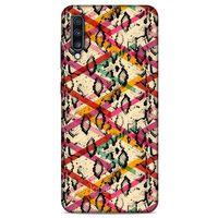 Samsung Galaxy A70 Kılıf Pastel Renkler (14) Lansman Kılıf Kırmızı Krem