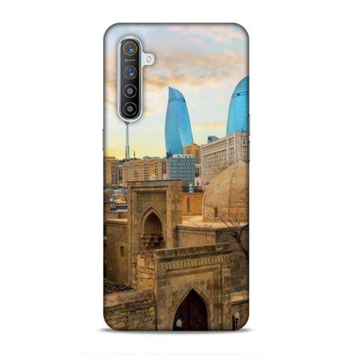 Realme XT Uyumlu Kılıf Azarbaijan (11) Tam Koruma Ateş Kuleleri