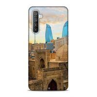 Realme XT Uyumlu Kılıf Azarbaijan (11) Tam Koruma Ateş Kuleleri