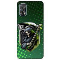 Realme 7 Pro Uyumlu Kılıf Motorsiklet (29) Arka Koruma Kılıfı Kurukafa