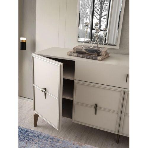 Ay Işığı Çekmeceli Dolaplı Aynasız Büfe Konsol 180x47x82cm