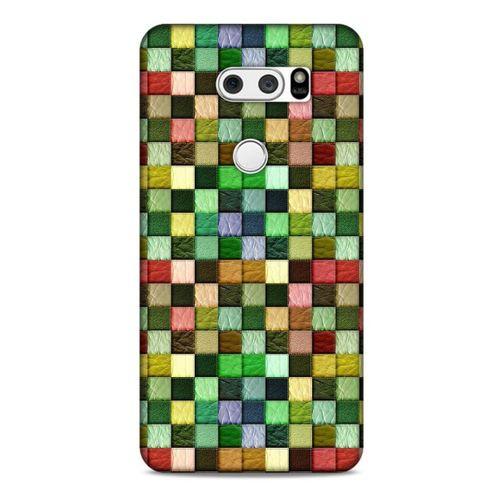 LG K40S Kılıf Patchwork (50) Shockproof Kılıf Karışık Renkli
