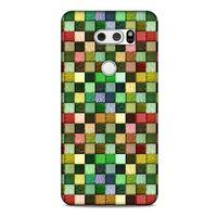 LG K40S Kılıf Patchwork (50) Shockproof Kılıf Karışık Renkli