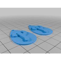 Phillies Küpe – 3D Baskı Takı (Bu ürün Sadece Plastik parçadır - Almadan Önce Soru Sorabilirsiniz)