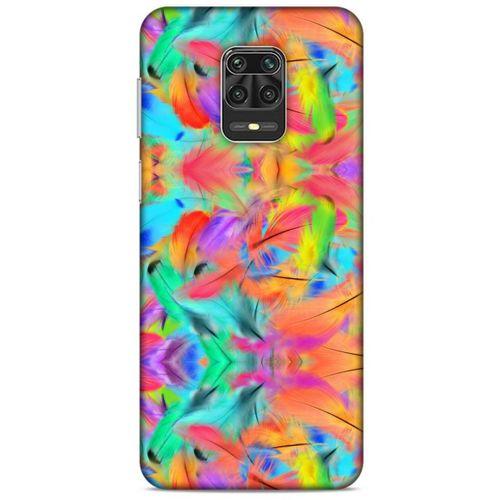 Xiaomi Redmi Note 9 Pro Kılıf Desenli Özel Seri Tüyler (32) Soft Silikon Kılıf