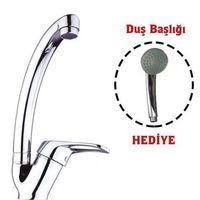 Mix Kuğu Mutfak Evye Batarya + Duş Başlığı Hediyeli