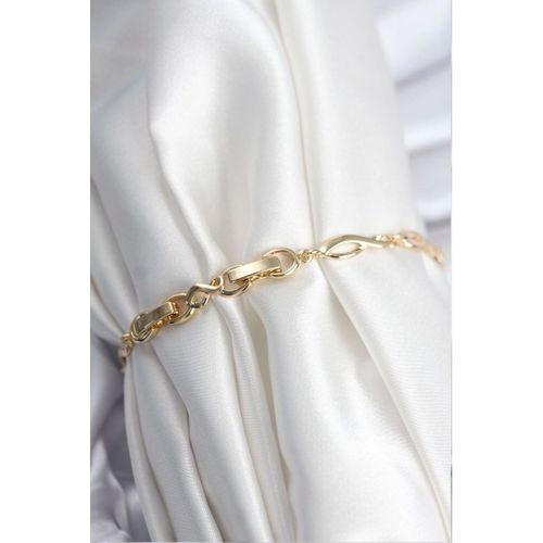 Pirinç VIP Seri Gold Renk Sıralı Damla Model Kadın Bileklik