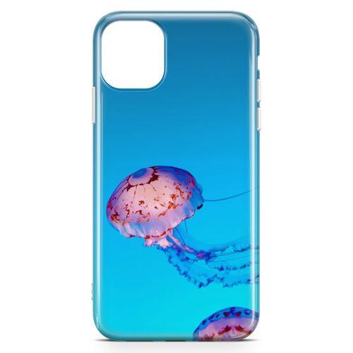 Apple iPhone 11 Pro Kılıf Jellyfish Arka Kapak Koruma Desenli Full Koruyucu