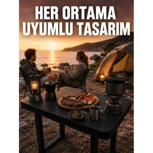 Çok Amaçlı Katlanır Kamp Masası Dayanıklı Piknik Balkon Bahçe Masası