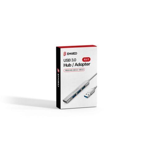 ENKADO EKD-UH60, USB3.0 to 3xUSB 2.0, 1xUSB 3.0, Metal, USB HUB
