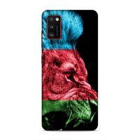 Samsung Galaxy A41 Uyumlu Kılıf Azarbaijan (24) Darbe Emici Kılıf Bayrak Aslan
