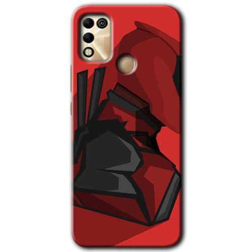 İnfinix Hot 11 Play Kılıf HD Desen Baskılı Arka Kapak - DeadPool