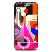 Lopard Apple Iphone 8 Plus Uyumlu Kılıf Soyut Sanat (17) Baskılı Tasarım Kılıf