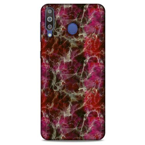 Mermer Desenli (40) Tema Fit Silikon Kılıf Menekşe Samsung Galaxy M30 Kılıf