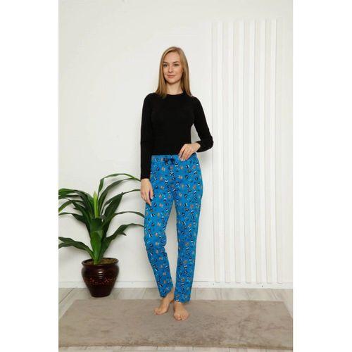 Kadın Pamuklu Alt Pijama Saks