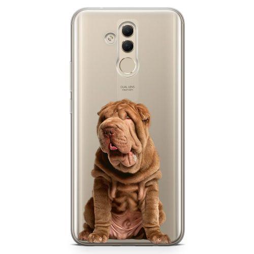 Huawei Mate 20 Lite Kılıf Shar Pei Arka Kapak Koruma Desenli Full Koruyucu