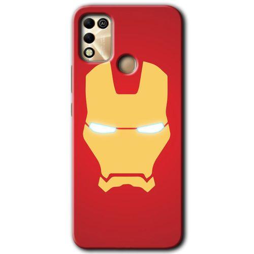 İnfinix Hot 11 Play Kılıf HD Desen Baskılı Arka Kapak - İronMan