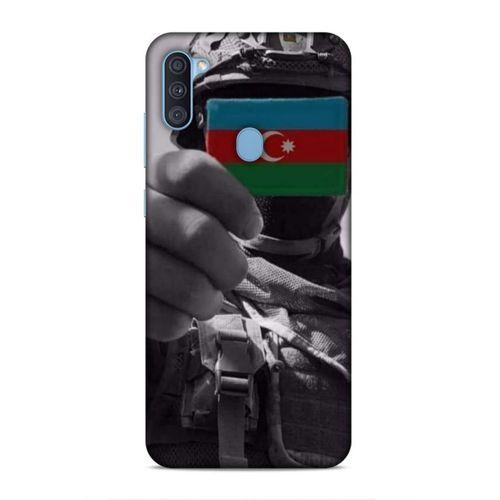 Samsung Galaxy A11 Uyumlu Kılıf Azarbaijan (40) Fit Silikon Kılıf Asker