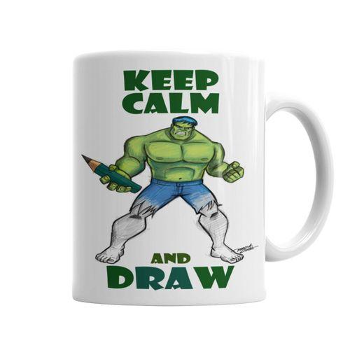 Draw Hulk Kupa Bardak Porselen