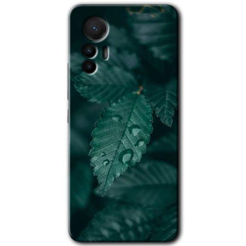 Xiaomi Mi 12 Lite HD Baskılı Kılıf + 9D Tam Ekran Koruyucu - Yağmurlu Yaprak