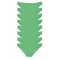 8 adet Süper Eko Set Likralı Kadın Slip Külot Yeşil