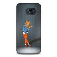 Samsung Galaxy S7 Edge Kılıf FunnyMaX (48) Bumper Kılıf Turuncu Tilki