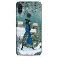 Samsung Galaxy M11 Kılıf Snowix (41) Tank Kılıf Mavi Yeşil