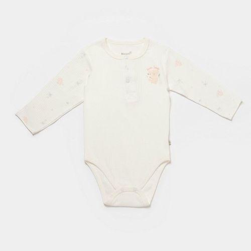 Bibaby Bibaby Biorganic Koala Jungle Uzun Kol Bebek Body 56973 Pembe