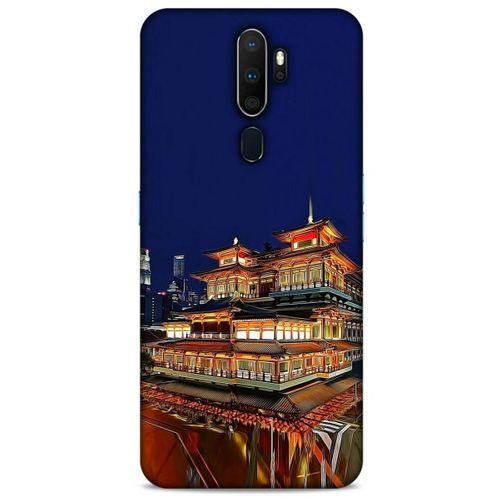 Oppo A9 2020 Kılıf Dünya Mimarisi (48) Bumper Kılıf Chinatown
