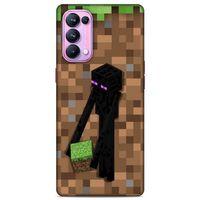 Lopard Oppo Reno 5 Pro 5G Uyumlu Kılıf PiXel (26) Tpu Silikon Kılıf Kahverengi MC