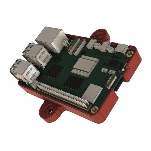 30. Raspberry Pi 5 Duvar Montajı 3D Baskı (Bu ürün Sadece Plastik parçadır - Almadan Önce Soru Sorabilirsiniz)