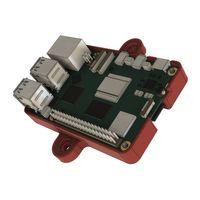30. Raspberry Pi 5 Duvar Montajı 3D Baskı (Bu ürün Sadece Plastik parçadır - Almadan Önce Soru Sorabilirsiniz)