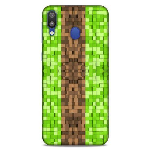 Lopard Samsung Galaxy M20 Uyumlu Kılıf PiXel (7) Telefon Kılıfı Yuvarlak