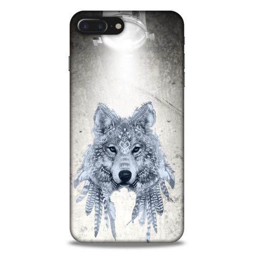 Lopard Apple Iphone 7 Plus Uyumlu Kılıf Tattoo's (48) Bumper Kılıf Kızılderili Kurt