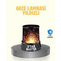 Led Renk Değiştiren Yıldız Projektör Galaxy Efektli Gece Lambası