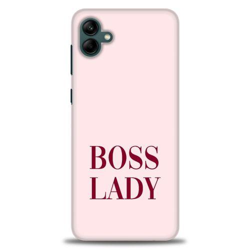 Samsung Galaxy A04 Kılıf HD Baskılı Kılıf - Boss Lady + Tam Ekran Koruyucu