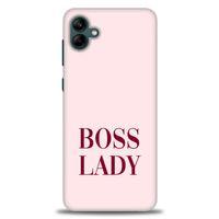 Samsung Galaxy A04 Kılıf HD Baskılı Kılıf - Boss Lady + Tam Ekran Koruyucu
