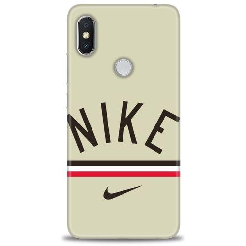 Xiaomi Redmi Note 6 Pro Kılıf HD Baskılı Kılıf - Nike + Tam Ekran Koruyucu