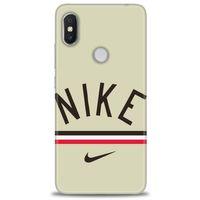 Xiaomi Redmi Note 6 Pro Kılıf HD Baskılı Kılıf - Nike + Tam Ekran Koruyucu
