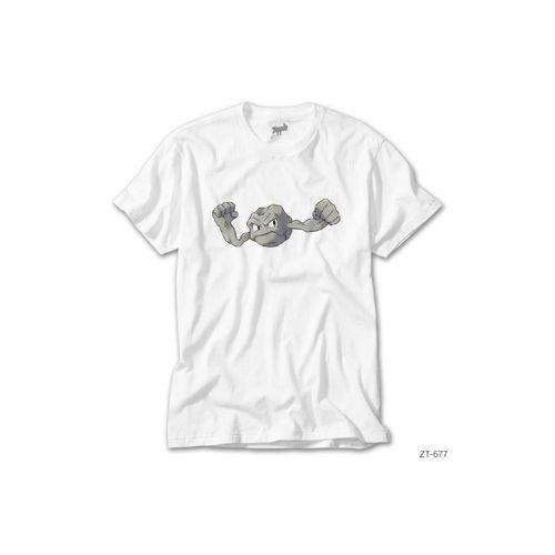 Pokemon Geodude Beyaz Tişört