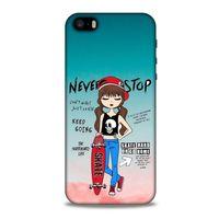 Sokak Modası 09 Apple iPhone SE Kılıf Desenli Silikon