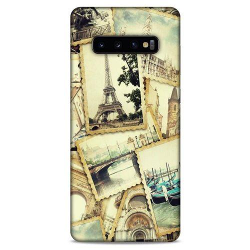 Retro (38) Desen Neo Hybrid Kılıf Renkli Samsung Galaxy S10 Plus Kılıf