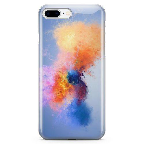 Apple iPhone 8 Plus Kılıf Color Splash Arka Kapak Koruma Desenli Full Koruyucu