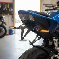 BAJAJ Bajaj Pulsar Ns200  Uyumlu Katlanır Plakalık Takımı (Kayar Led Sinyalli)