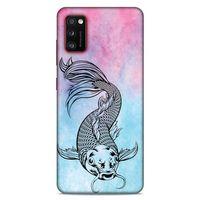 Lopard Samsung Galaxy A41 Uyumlu Kılıf Tattoo's (31) TPU Kılıf Balık Dövmesi