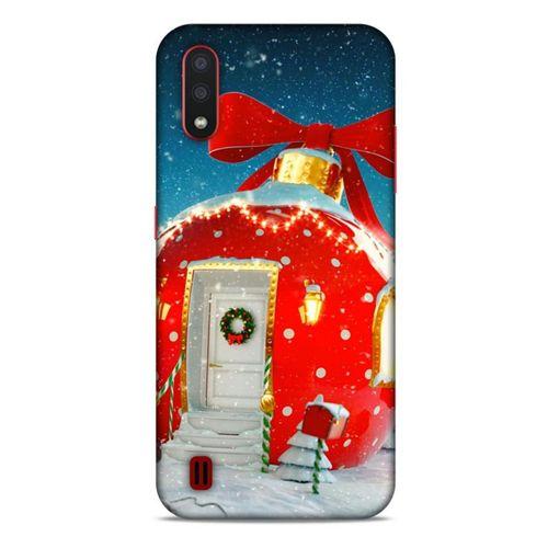 Samsung Galaxy A01 Kılıf Snowix (15) Antişok Kılıf Alev Kırmızı