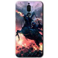 Potkal Hediye Fabrikası Huawei Mate 10 Lite Kılıf HD Desen Baskılı Arka Kapak - Bloodhorne